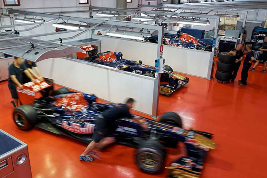 ALUPRES installed at Scuderia Toro Rosso