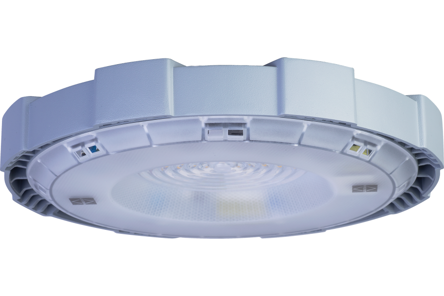 HIGH-BAY apparecchi a sospensione LED diffusore vetro IP65