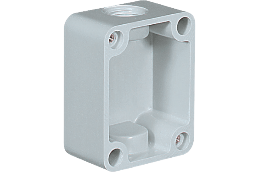 Bottom box for wall-mounting of TAIS MIGNON sockets
