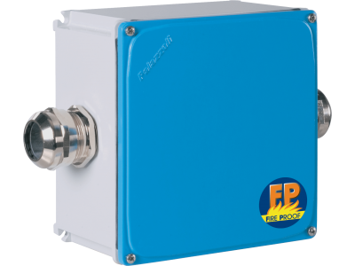 Cajas de paso para líneas de alimentación de ventiladores para túneles 400°C 120’ / 850°C 90’ IP66