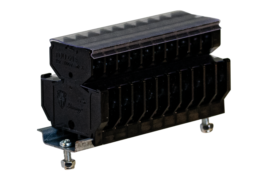 Fire-resistant branch terminal for signal lines