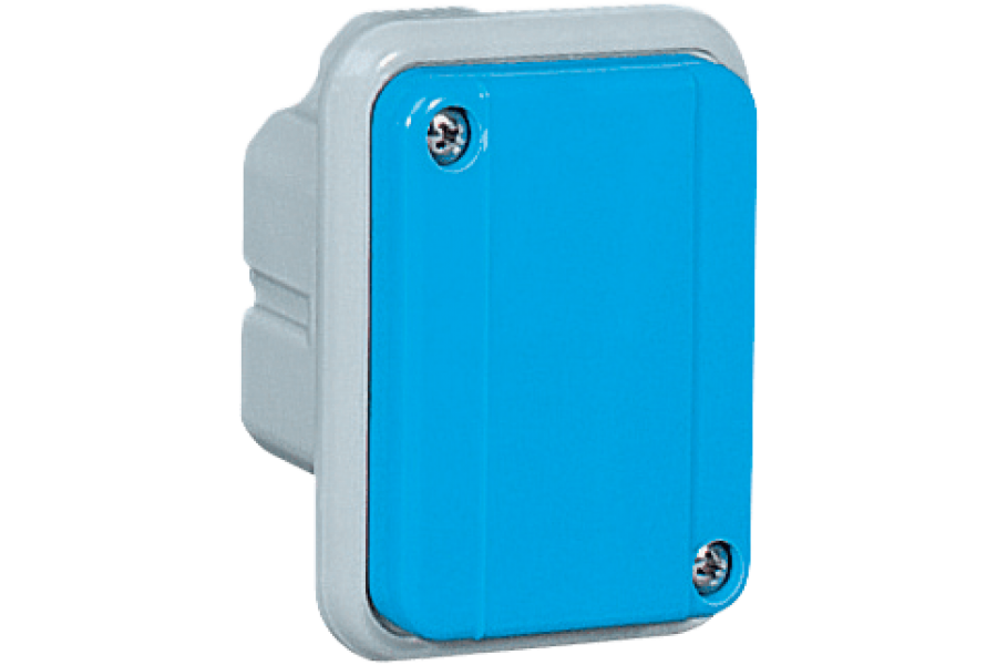 Junction box in thermosetting GRP for flush-mounting IP65