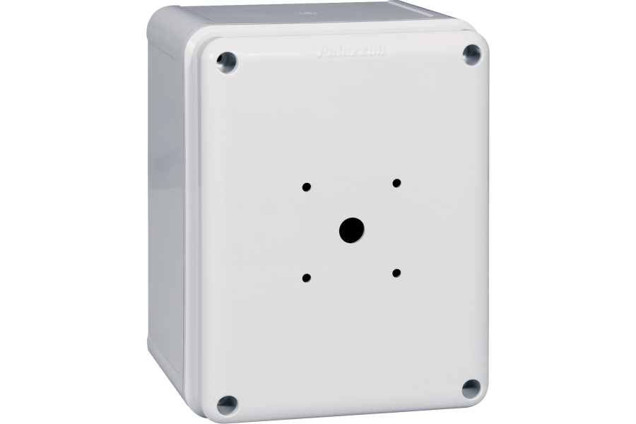 Wall-mounted box in technopolymer suitable for panel-mounted devices IP65