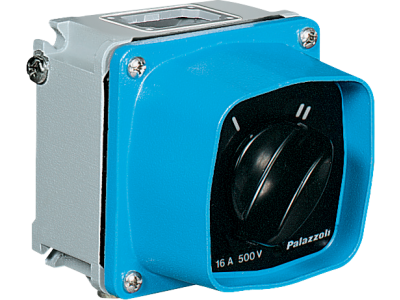 Two-way switches in aluminium alloy with windowed walls for wall-mounting 50-60Hz IP66/IP67