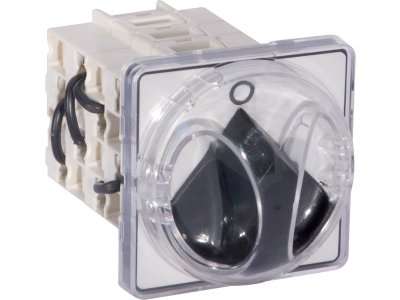 Dahlander pole selector switches with 67x67 grey front plate for back panel-mounting IP65