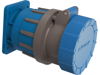 Straight panel mounted rotoswitched sockets 50-60Hz IP66/IP67/IP69