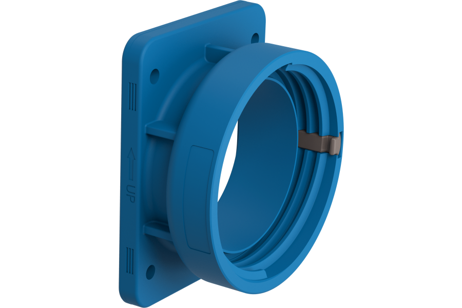 Straight panel mounted flanges IP66/IP67/IP68/IP69