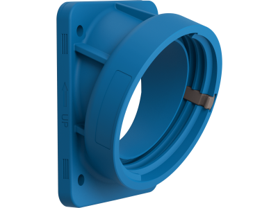 Flange inclinate 20° da pannello per frutti safety performance IP66/IP67/IP68/IP69