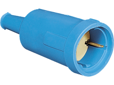 Schuko connector in rubber IP44