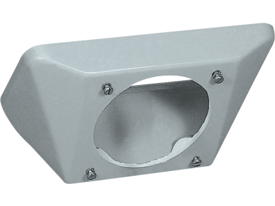 Supports for 90° angled wall-mounting of straight sockets and plugs IP65