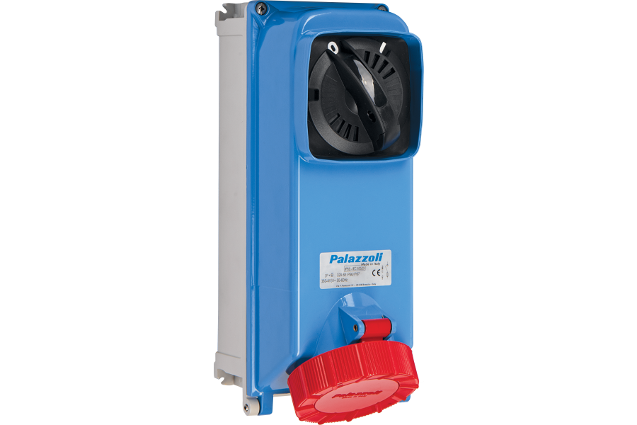 FAMATEL Presa Da Incasso Con TTL – 16A 250V, Portacontatti In Porcellana, 55x55x48 Mm