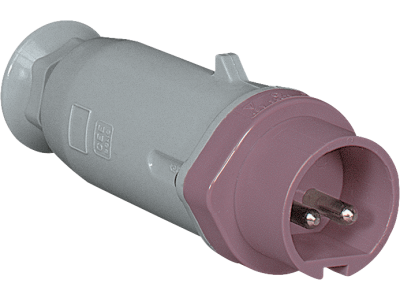 Plugs with cable gland for extra-low voltage IP44