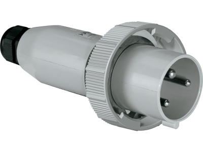 Plugs with cable gland,  for twin cable, for extra-low voltage 50-60Hz IP67