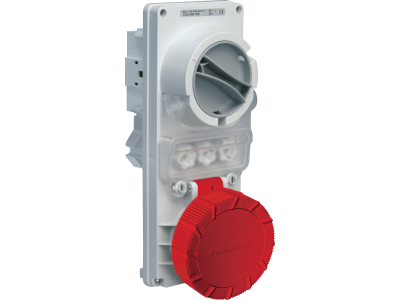 Bases para cuadro con interruptor de bloqueo y base portafusibles 63A 50-60Hz IP65