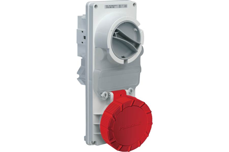 Bases para cuadro con interruptor de bloqueo 63A 50-60Hz IP65