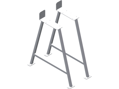 Pair of supports for ACS assemblies