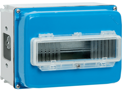 Boxes in marine-grade aluminium with transparent window module 250 for composition of socket boards IP66/IP67/IP69