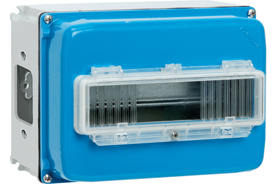 Boxes in marine-grade aluminium with transparent window module 250 for composition of socket boards IP66/IP67/IP69