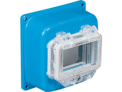 Covers with transparent window and DIN rail for ALUCASE boxes IP67
