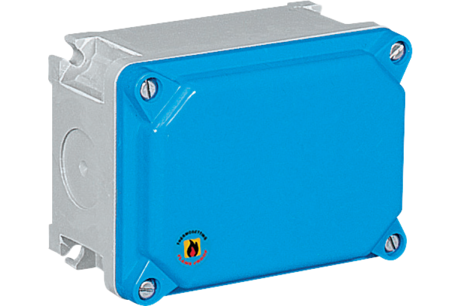 Junction boxes in thermosetting GRP with low cover IP68