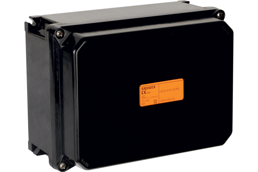 Cassette in termoindurente con coperchio cieco per realizzazione batterie di prese IP66/IP67 zona 2 (GAS) e 21-22 (POLVERE)