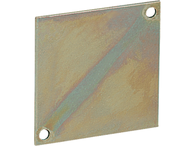 Placas de fondo en acero zincotropicalizado para cajas de derivación