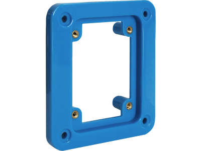 Adapter frame from flange 100x108 to flange 65x83 for wall-mounted boxes IP66/IP67/IP68/IP69