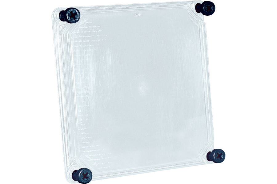 Tapas transparentes planas en policarbonado para cajas TAIS IP67