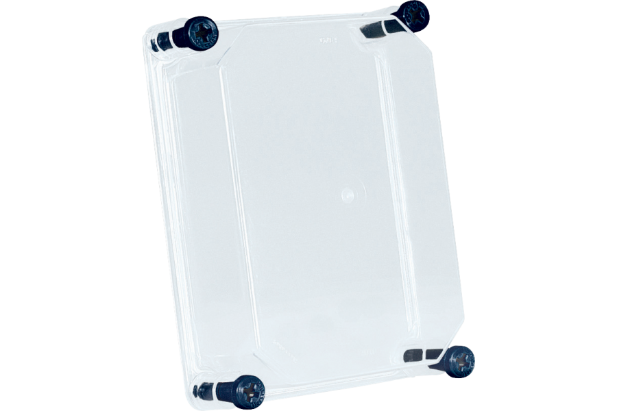 Tapas transparentes altas en policarbonado para cajas TAIS IP67
