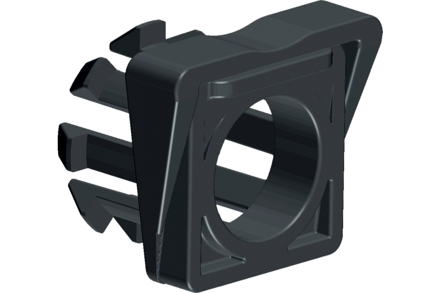 Fitting for rapid coupling in technopolymer, forcomposition of socket boards IP66/IP67