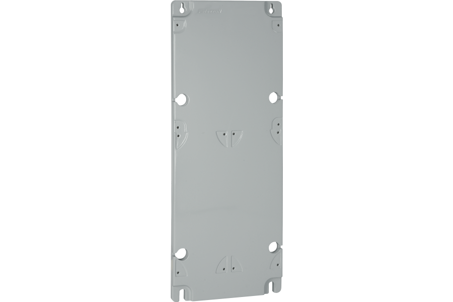 Mounting plates in thermosetting (GRP) with guided system for composition of socket boards