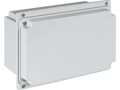 Caja de fondo empotrable en panel con tapa IP56