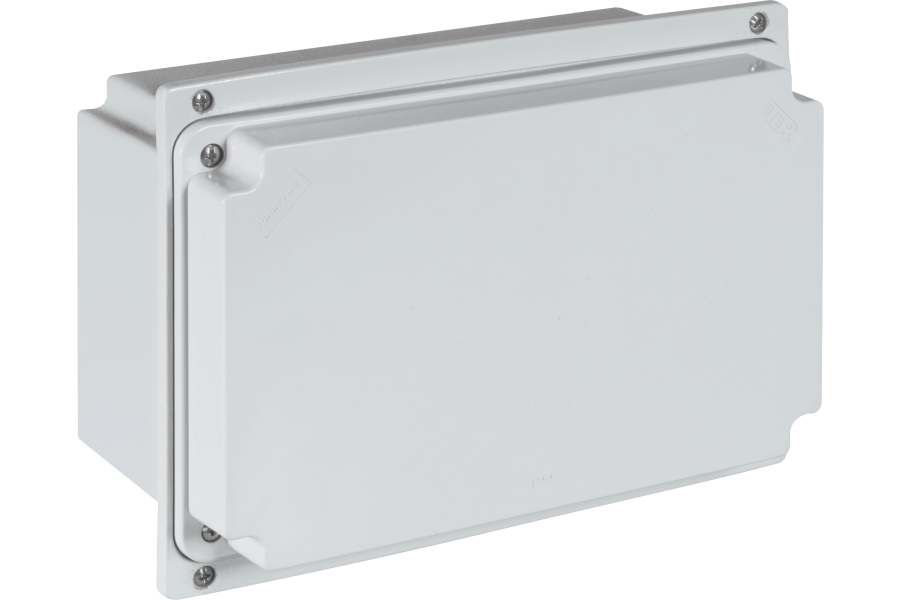 Box for panel mounting with cover IP56