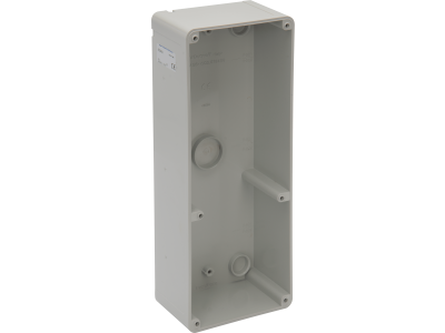 Bottom box for wall mounting of one 63A switched socket IP55