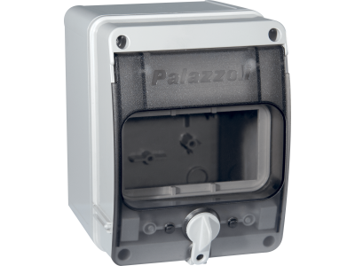 Control units for modular devices with padlockable window IP65