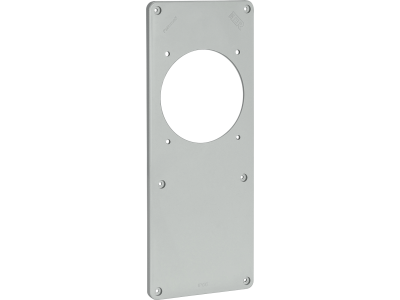 Flange for mounting 1 CEE 63A socket or inlet in a distribution board for TER switched sockets IP55