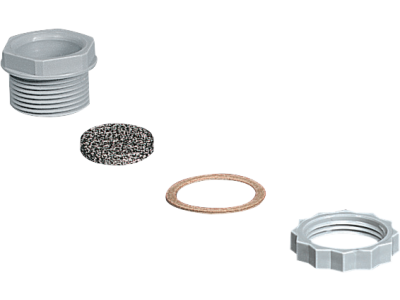 Screwcaps with anti-condensation filter with Pg threading IP54