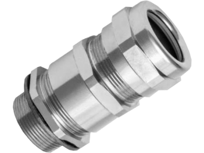 Cable glands for armoured cables in nickel-plated brass with metric threading IP66/IP68 zone 1-2 (GAS) and 21-22 (DUST)