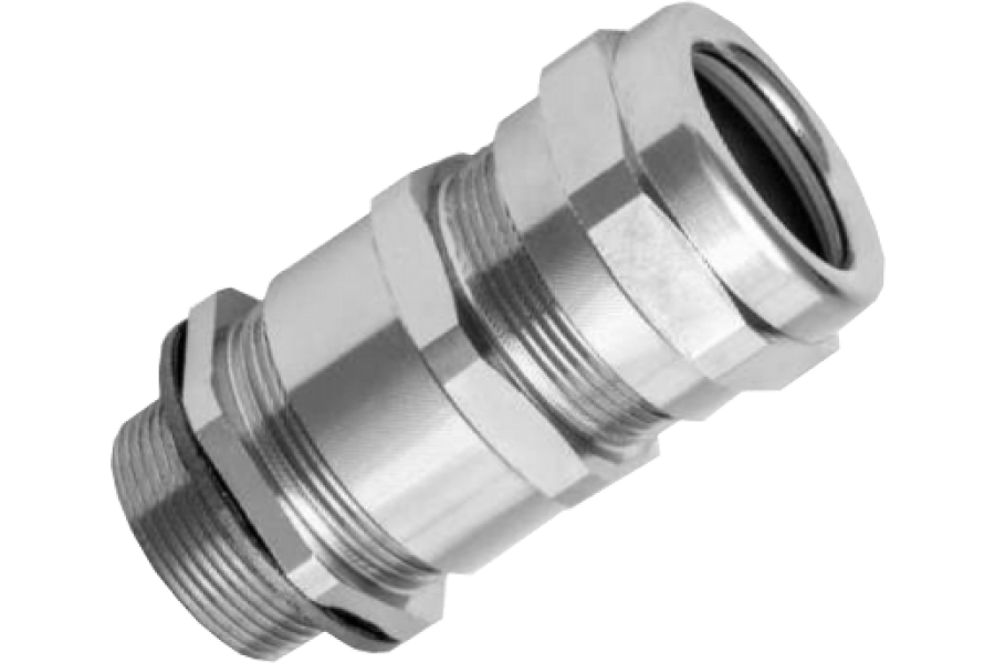 Cable glands for armoured cables in nickel-plated brass with metric threading IP66/IP68 zone 1-2 (GAS) and 21-22 (DUST)