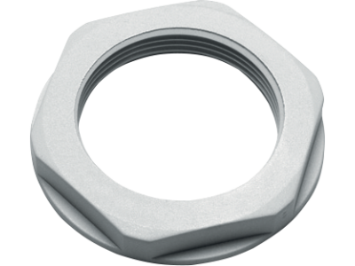 Locknuts in insulating material with metric threading