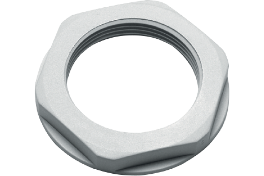 Locknuts in insulating material with metric threading