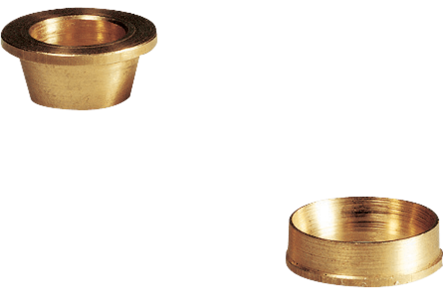Bushes in brass for earth connection of cable reinforcement IP66