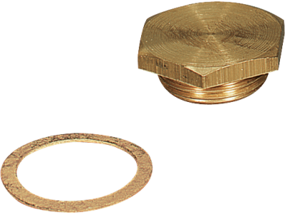 Screw cap in brass with gaskets IP66