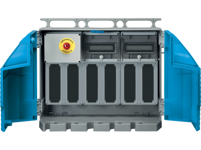 Kit for ACS assemblies with 6 sockets internal emergency 6 topTERs 16A and/or 32A