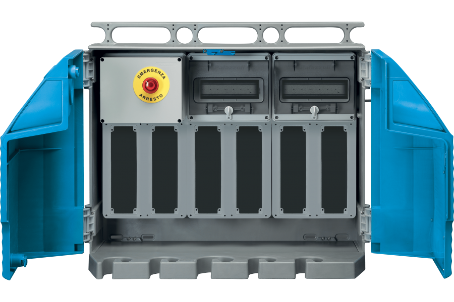 Kit for ACS assemblies with 6 sockets internal emergency 6 topTERs 16A and/or 32A