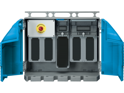 Kit for ACS assemblies with 5 socket-outlets internal emergency 4 topTERs 16A and/or 32A 1 topTER 63A