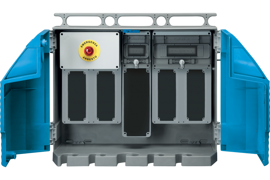 Kit for ACS assemblies with 5 socket-outlets internal emergency 4 topTERs 16A and/or 32A 1 topTER 63A