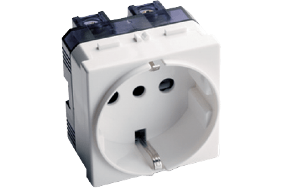 Domestic schuko socket Italian/German standard, P30 type