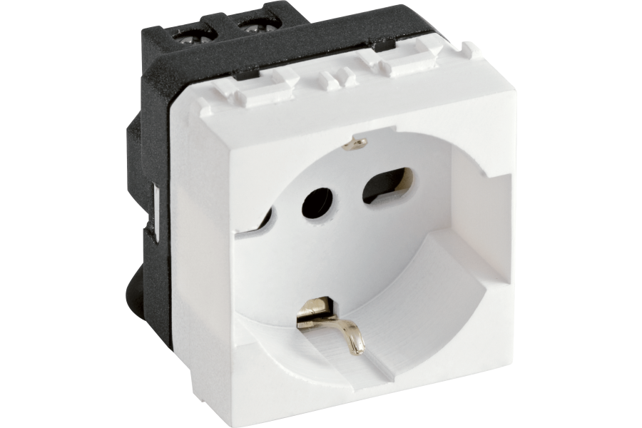 Domestic schuko socket Italian/German standard, P17/P30 type