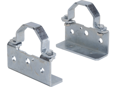 Set of brackets for horizontal pole mounting Ø 60 mm